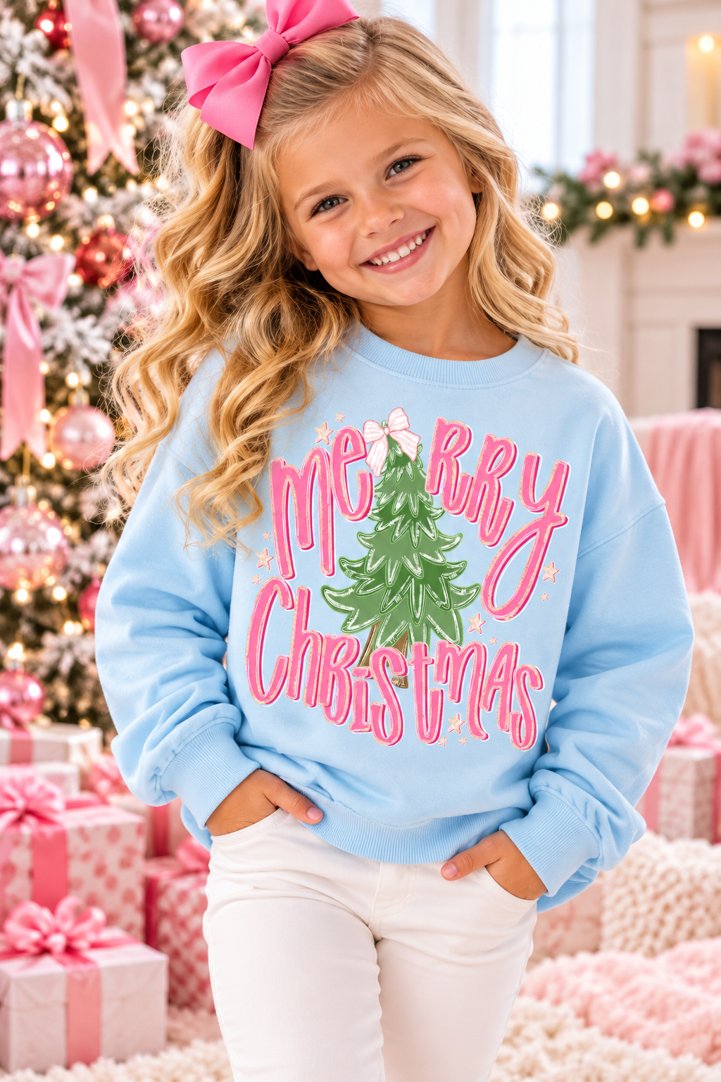 Merry Christmas Tree Sweatshirt