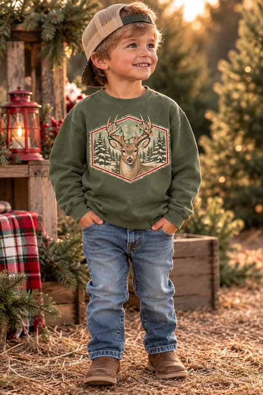 Christmas Deer Sweatshirt